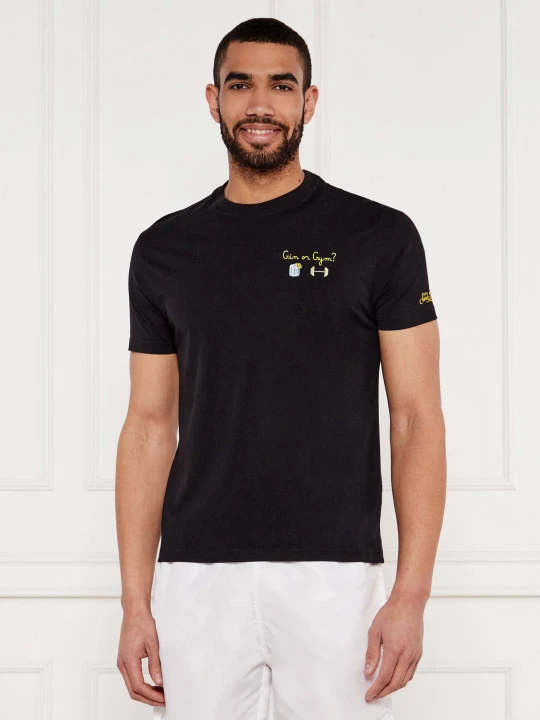 Zdjęcie produktu ST.Barth T-shirt PORTOFINO | Classic fit czarny