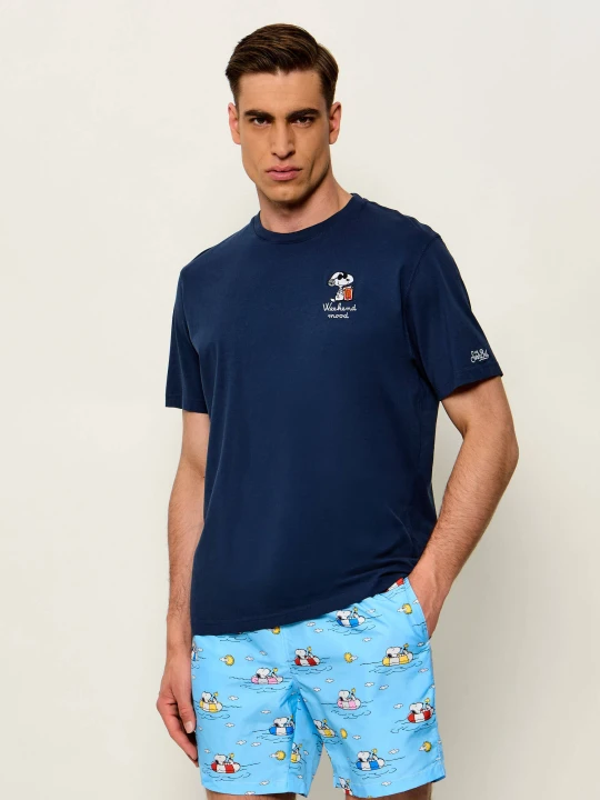 Zdjęcie produktu ST.Barth T-shirt Portofino St. Barth x Peanuts | Classic fit granatowy