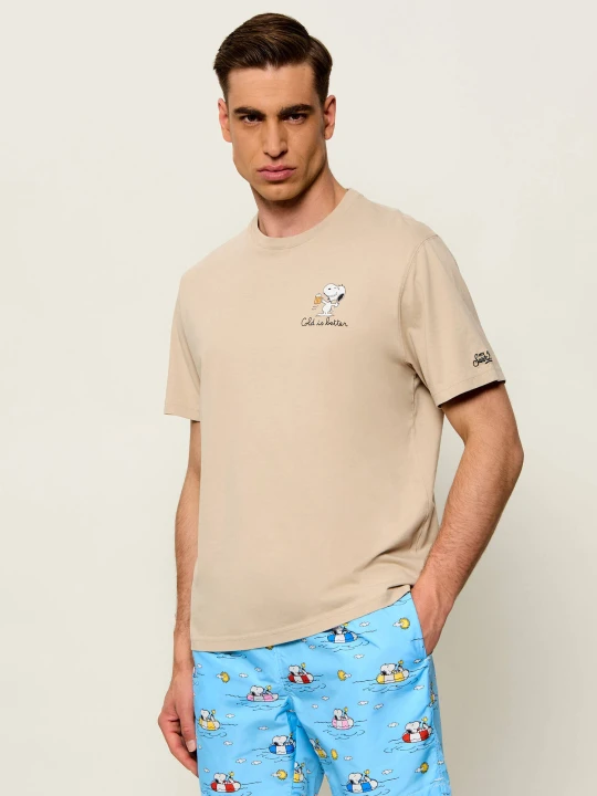 Zdjęcie produktu ST.Barth T-shirt Portofino St. Barth x Peanuts | Classic fit beżowy