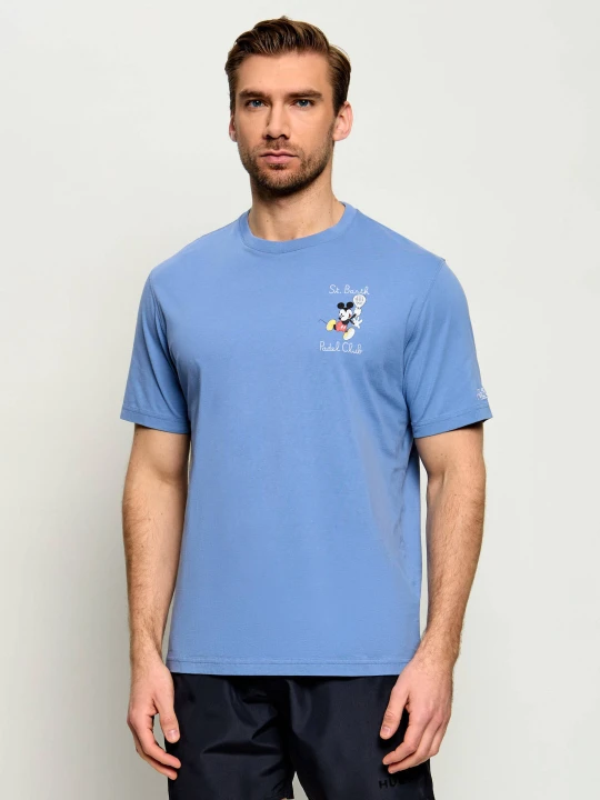 Zdjęcie produktu ST.Barth T-shirt Portofino St. Barth x Sport Club | Classic fit niebieski