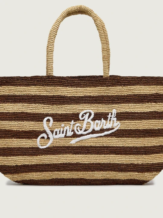 Zdjęcie produktu ST.Barth Torba plażowa + saszetka brązowy