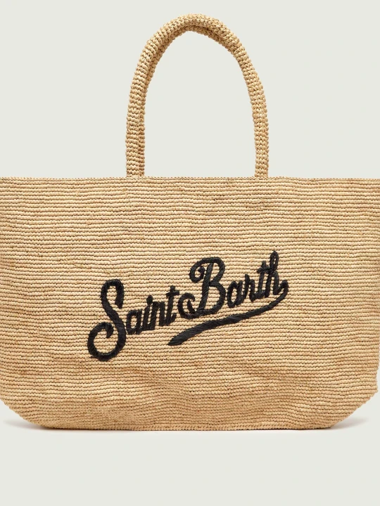 Zdjęcie produktu ST.Barth Torba plażowa + saszetka beżowy
