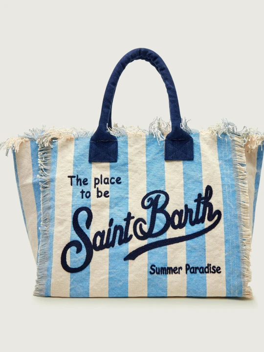 Zdjęcie produktu ST.Barth Torba plażowa Vanity błękitny
