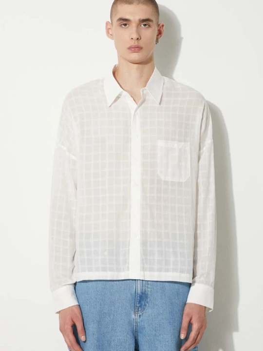 Zdjęcie produktu STAMPD koszula bawełniana Cropped Oversized Buttondown