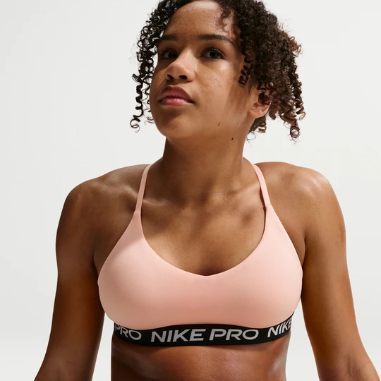 Zdjęcie produktu Stanik dla dużych dzieci (dziewcząt) Indy Nike Pro - Pomarańczowy