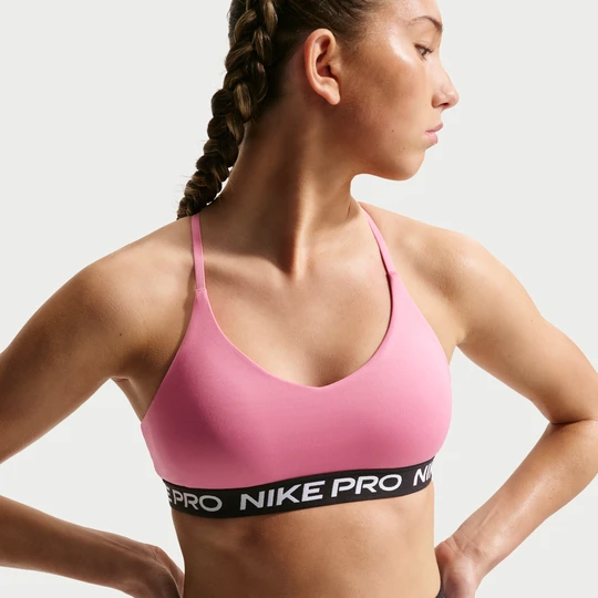 Zdjęcie produktu Stanik dla dużych dzieci (dziewcząt) Indy Nike Pro - Różowy
