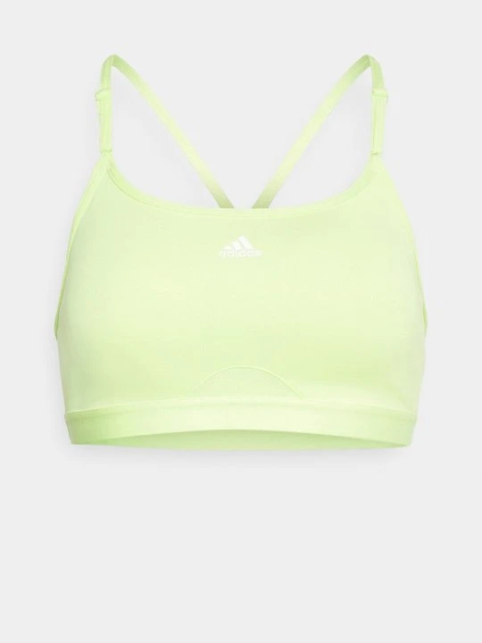 Zdjęcie produktu Stanik sportowy z lekkim wsparciem Adidas zielony neon