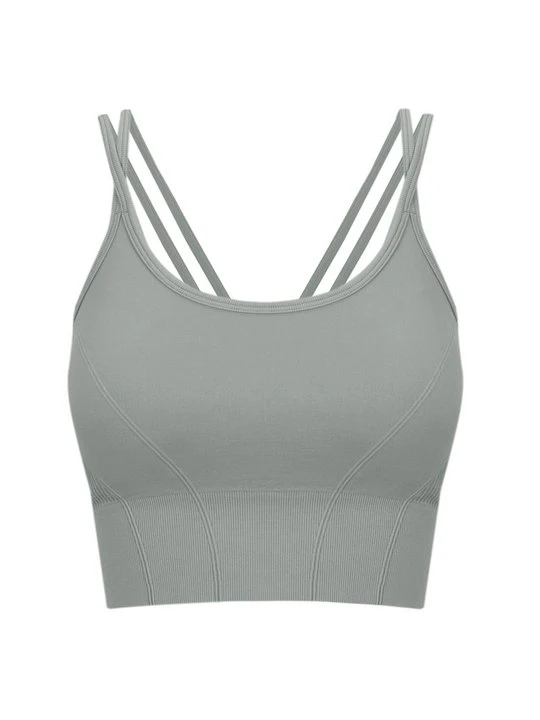 Zdjęcie produktu Stanik sportowy z lekkim wsparciem Born Living Yoga zielony