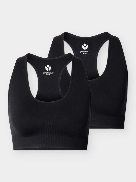 Zdjęcie produktu Stanik sportowy z lekkim wsparciem Even&Odd czarny