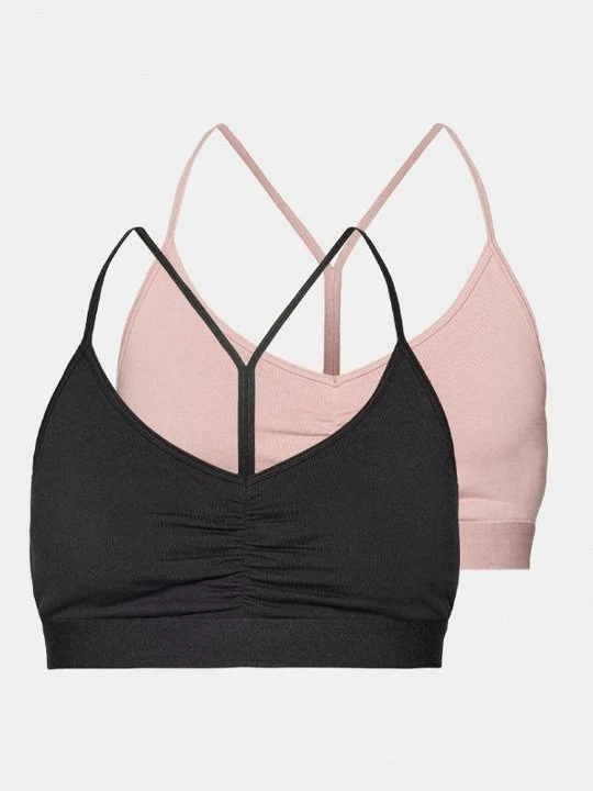 Zdjęcie produktu Stanik sportowy z lekkim wsparciem Even&Odd Active By Zalando różowy