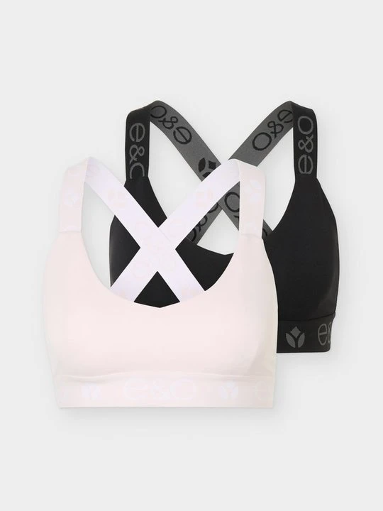 Zdjęcie produktu Stanik sportowy z lekkim wsparciem Even&Odd Active By Zalando czarny