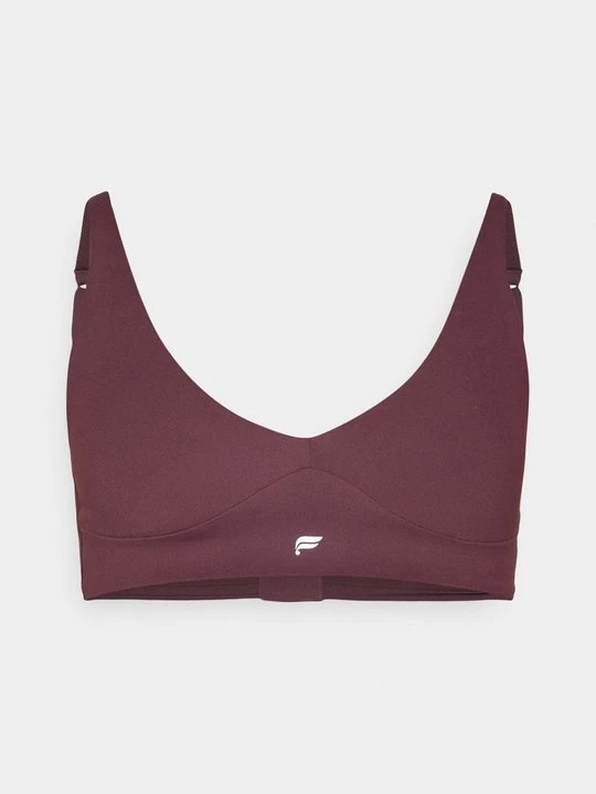 Zdjęcie produktu Stanik sportowy z lekkim wsparciem Fabletics ciemnoczerwony