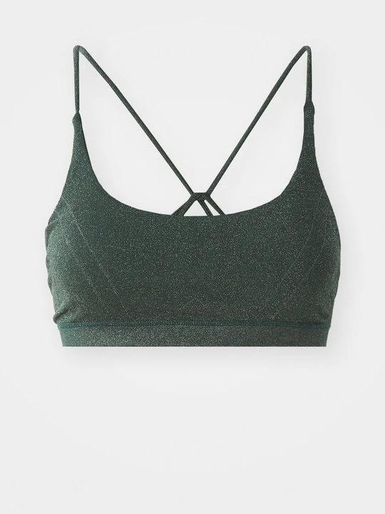 Zdjęcie produktu Stanik sportowy z lekkim wsparciem Fabletics ciemnozielony
