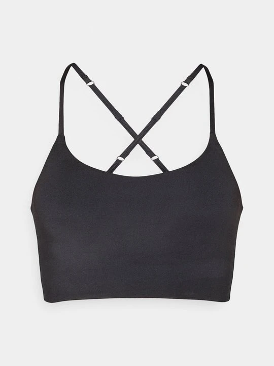 Zdjęcie produktu Stanik sportowy z lekkim wsparciem Girlfriend Collective czarny