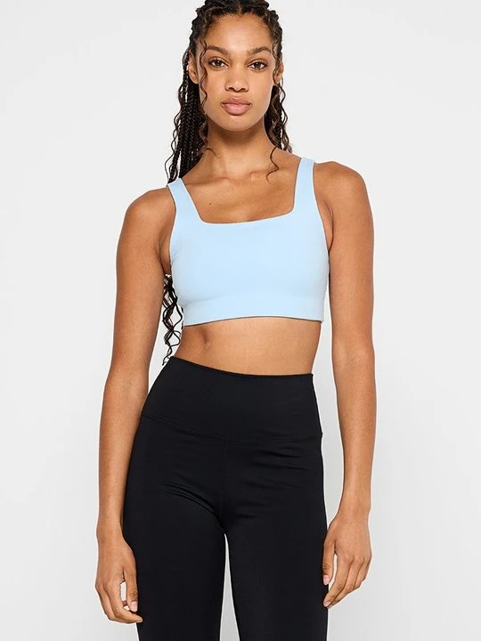 Zdjęcie produktu Stanik sportowy z lekkim wsparciem Girlfriend Collective jasnoniebieski