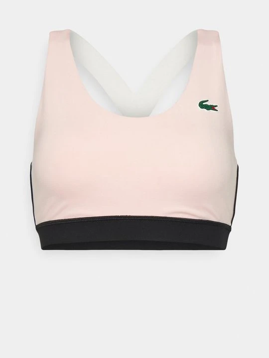 Zdjęcie produktu Stanik sportowy z lekkim wsparciem Lacoste jasnoróżowy