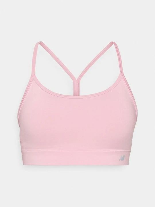 Zdjęcie produktu Stanik sportowy z lekkim wsparciem New Balance różowy