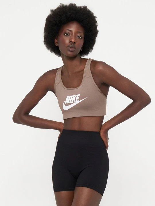 Zdjęcie produktu Stanik sportowy z lekkim wsparciem Nike jasnobrązowy