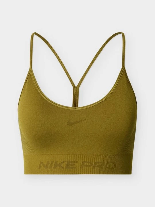 Zdjęcie produktu Stanik sportowy z lekkim wsparciem Nike oliwkowy