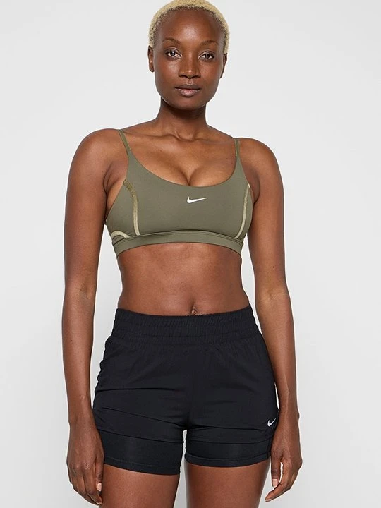 Zdjęcie produktu Stanik sportowy z lekkim wsparciem Nike oliwkowy