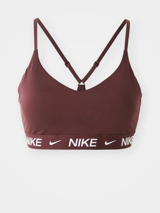 Zdjęcie produktu Stanik sportowy z lekkim wsparciem Nike bordowy