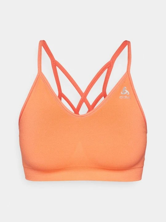 Zdjęcie produktu Stanik sportowy z lekkim wsparciem Odlo koralowy