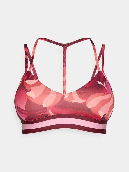 Zdjęcie produktu Stanik sportowy z lekkim wsparciem Puma bordowy