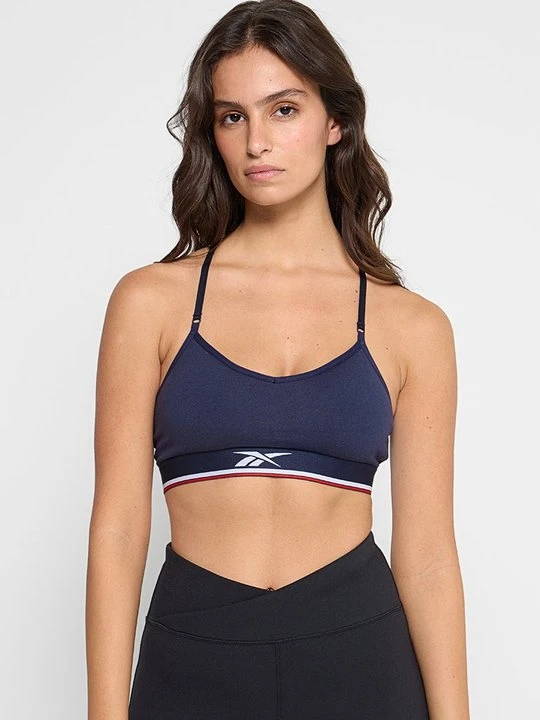 Zdjęcie produktu Stanik sportowy z lekkim wsparciem Reebok granatowy