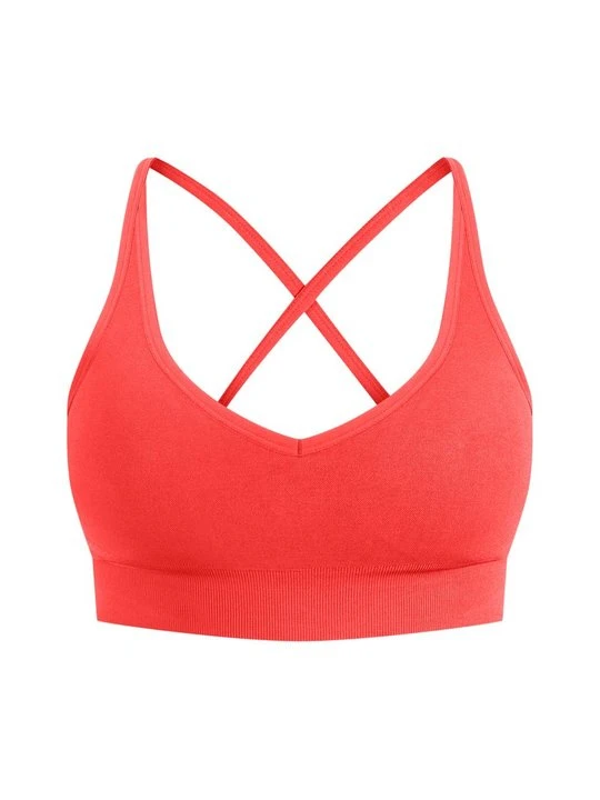 Zdjęcie produktu Stanik sportowy z lekkim wsparciem Smilodox czerwony