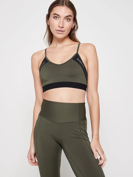 Zdjęcie produktu Stanik sportowy z lekkim wsparciem Swedish Fall oliwkowy