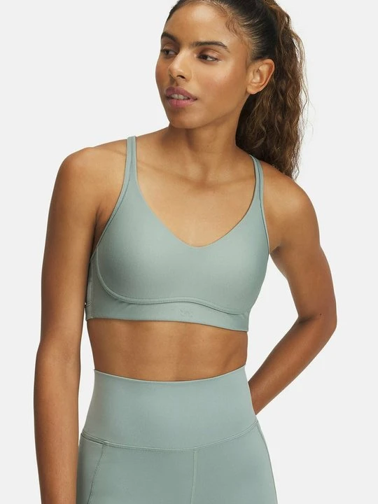Zdjęcie produktu Stanik sportowy z lekkim wsparciem Under Armour zielony