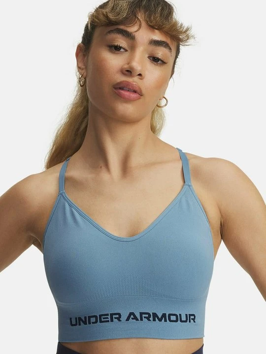 Zdjęcie produktu Stanik sportowy z lekkim wsparciem Under Armour niebieski