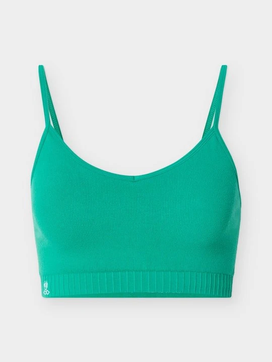Zdjęcie produktu Stanik sportowy z lekkim wsparciem Yogasearcher zielony