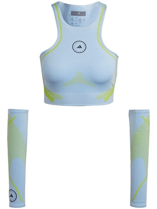 Zdjęcie produktu Stanik sportowy z średnim wsparciem Adidas by Stella McCartney niebieski