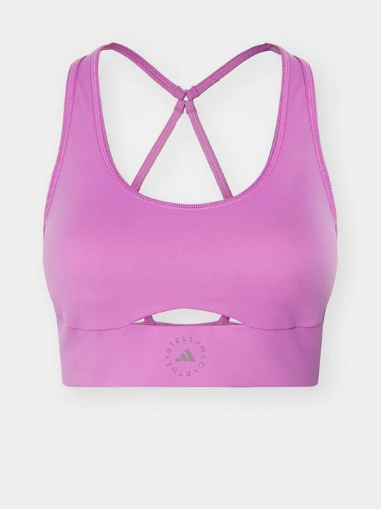 Zdjęcie produktu Stanik sportowy z średnim wsparciem Adidas by Stella McCartney liliowy