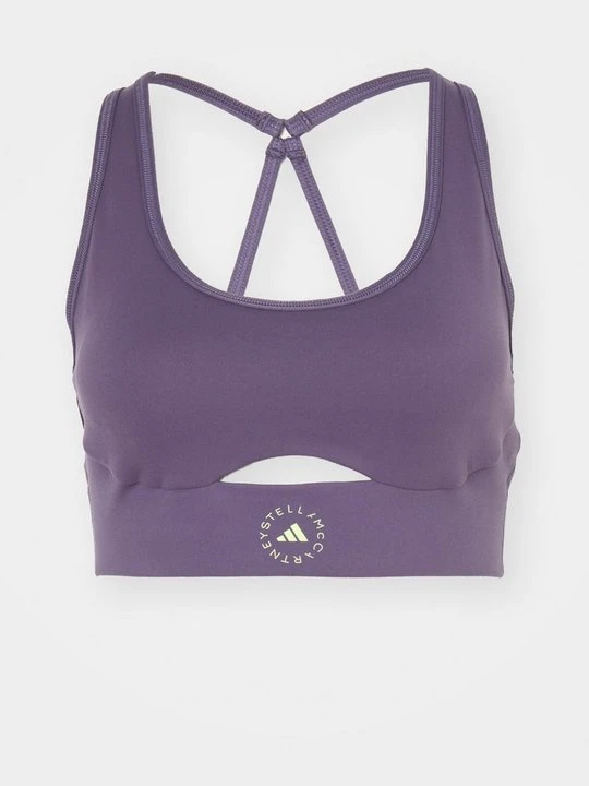 Zdjęcie produktu Stanik sportowy z średnim wsparciem Adidas by Stella McCartney zielony neon