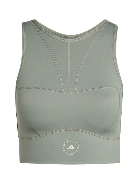 Zdjęcie produktu Stanik sportowy z średnim wsparciem Adidas by Stella McCartney zielony