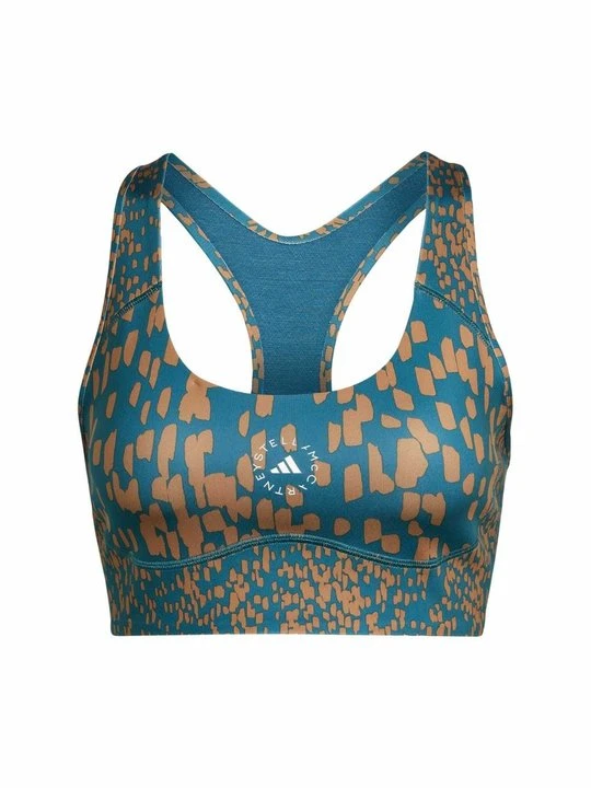 Zdjęcie produktu Stanik sportowy z średnim wsparciem Adidas by Stella McCartney petrol