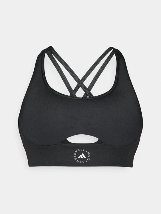 Zdjęcie produktu Stanik sportowy z średnim wsparciem Adidas by Stella McCartney czarny
