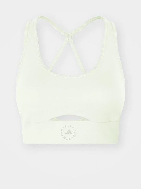 Zdjęcie produktu Stanik sportowy z średnim wsparciem Adidas by Stella McCartney zielony neon
