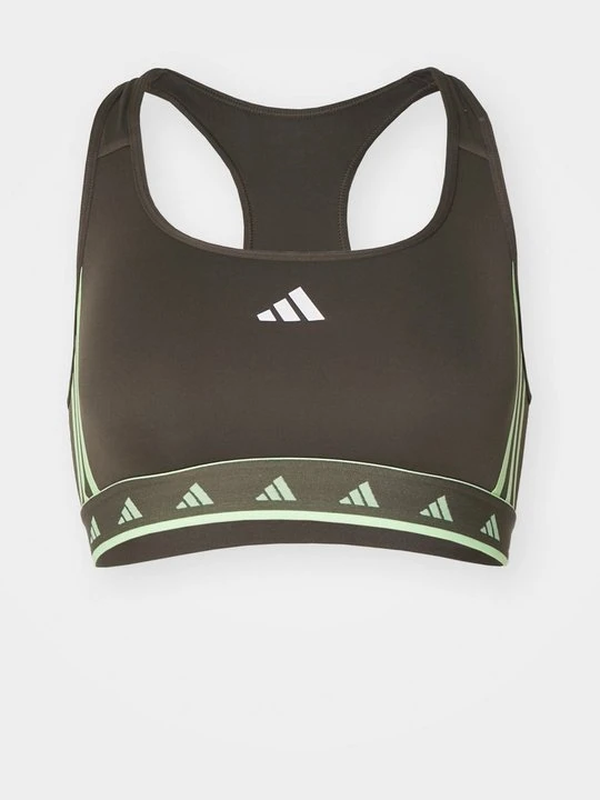 Zdjęcie produktu Stanik sportowy z średnim wsparciem Adidas oliwkowy