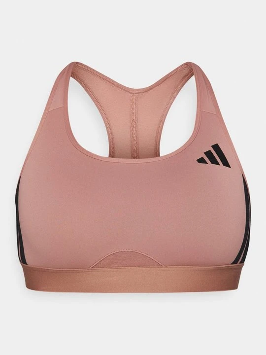 Zdjęcie produktu Stanik sportowy z średnim wsparciem Adidas jasny brąz