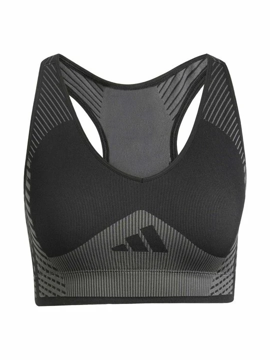 Zdjęcie produktu Stanik sportowy z średnim wsparciem Adidas czarny