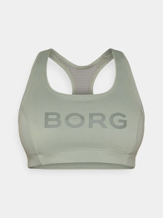 Zdjęcie produktu Stanik sportowy z średnim wsparciem Björn Borg zielony melanż