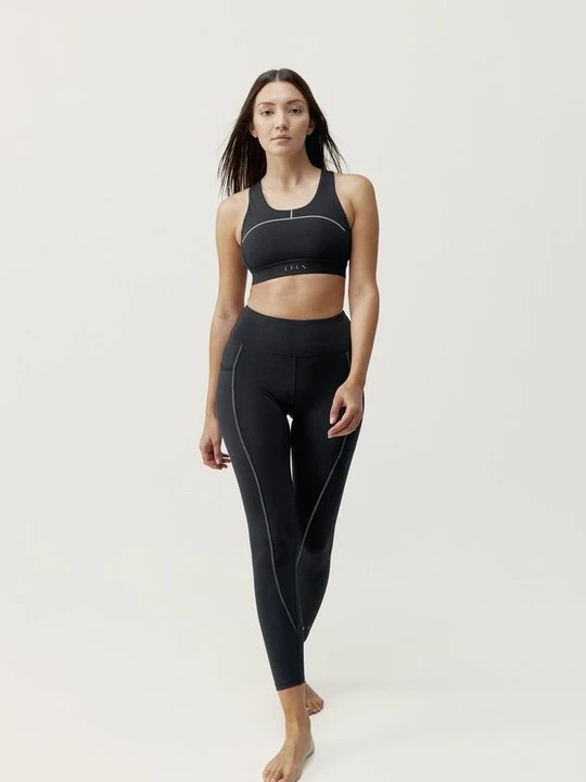 Zdjęcie produktu Stanik sportowy z średnim wsparciem Born Living Yoga czarny