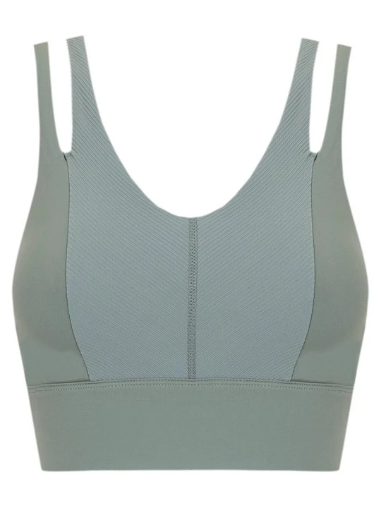 Zdjęcie produktu Stanik sportowy z średnim wsparciem Born Living Yoga zielony