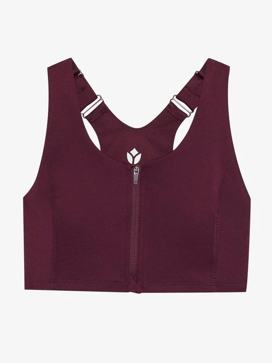 Zdjęcie produktu Stanik sportowy z średnim wsparciem Even&Odd Active By Zalando bordowy