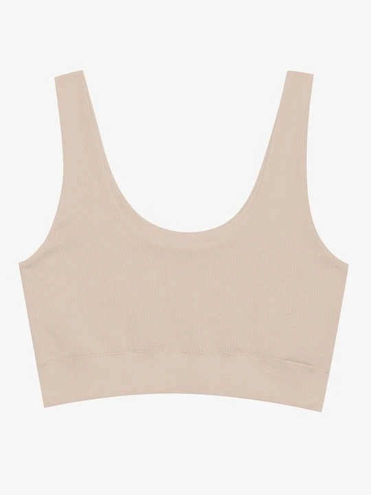 Zdjęcie produktu Stanik sportowy z średnim wsparciem Even&Odd Active By Zalando kamień