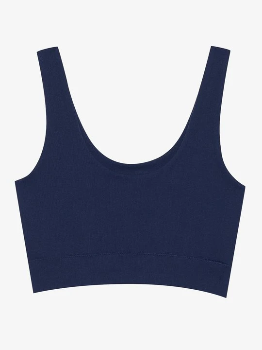 Zdjęcie produktu Stanik sportowy z średnim wsparciem Even&Odd Active By Zalando granatowy