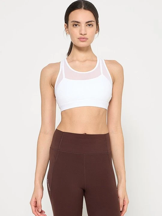 Zdjęcie produktu Stanik sportowy z średnim wsparciem Fabletics biały